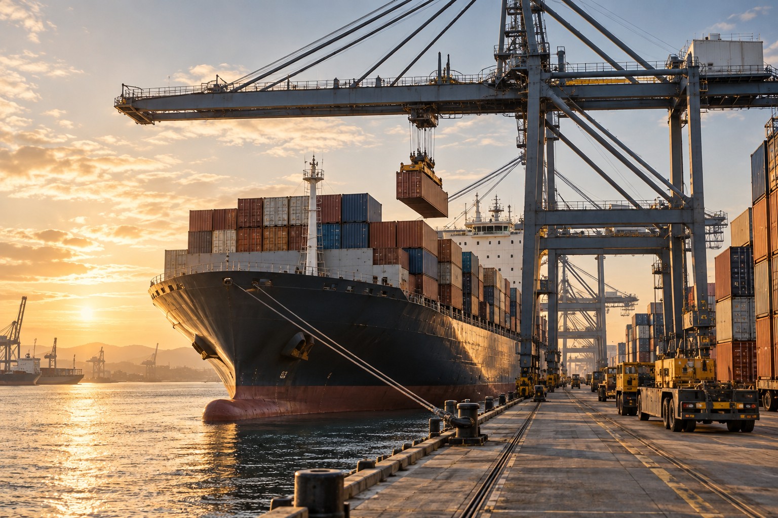 Representative international freight logistics